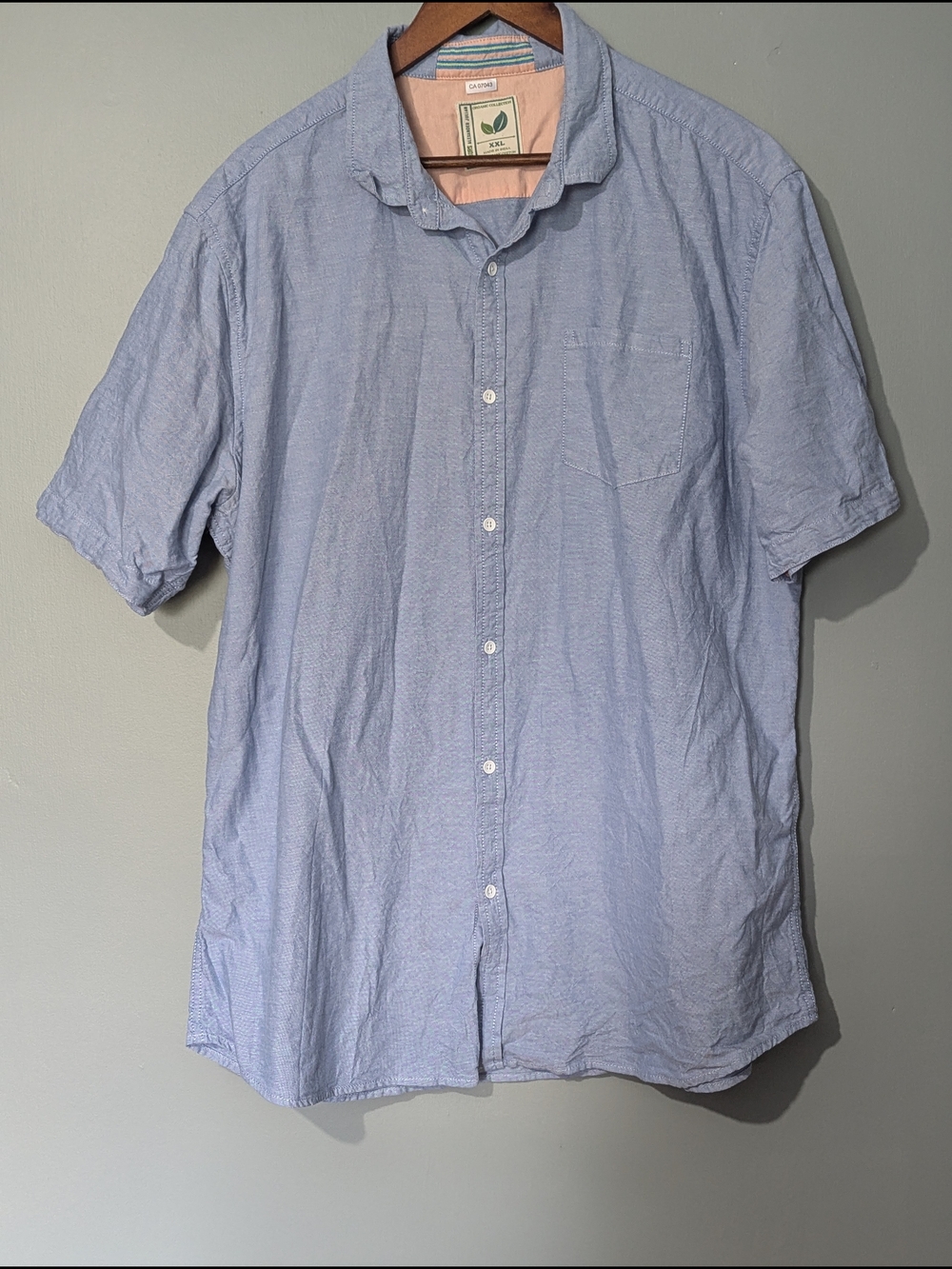 Colours By Alexander Julian Organic Collection Men's Short Sleeve Shirt